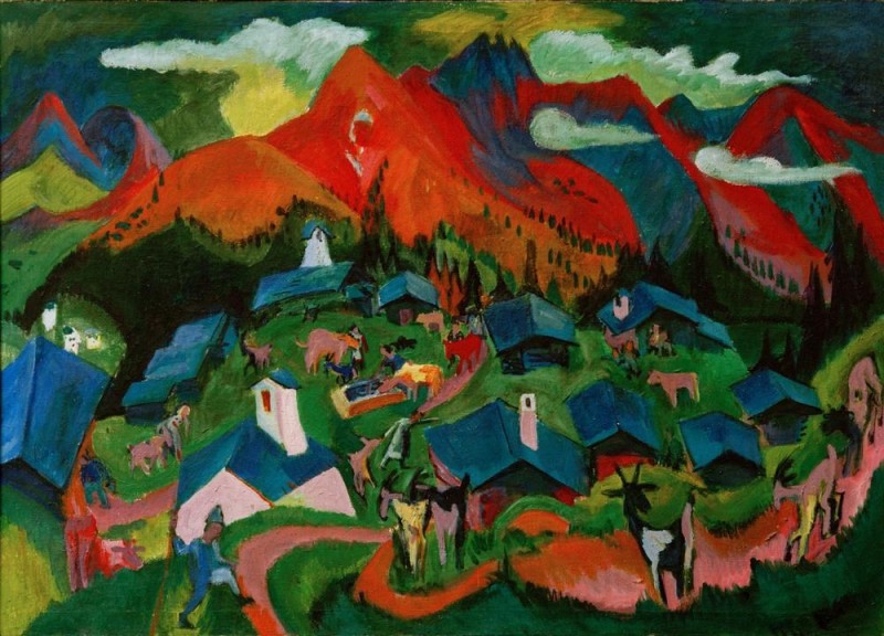 Rückkehr der Tiere, Stafelalp, 1919 | Ernst Ludwig Kirchner