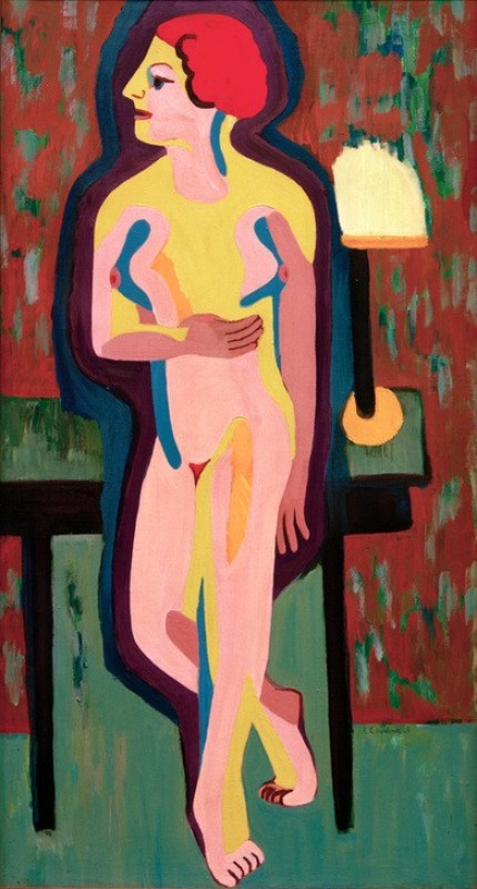 Ernst Ludwig Kirchner | Rothaarige nackte Frau, 1925 Rothaarige nackte Frau, 1925 | Ernst Ludwig Kirchner