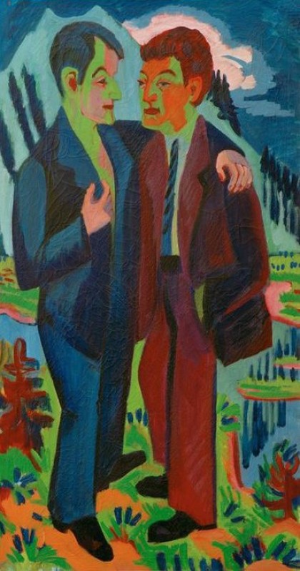 Ernst Ludwig Kirchner | Die Freunde, 1924 Die Freunde, 1924 | Ernst Ludwig Kirchner