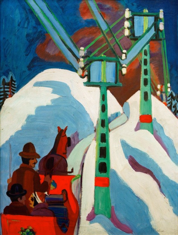 Ernst Ludwig Kirchner | Schlittenfahrt, 1922 Schlittenfahrt, 1922 | Ernst Ludwig Kirchner