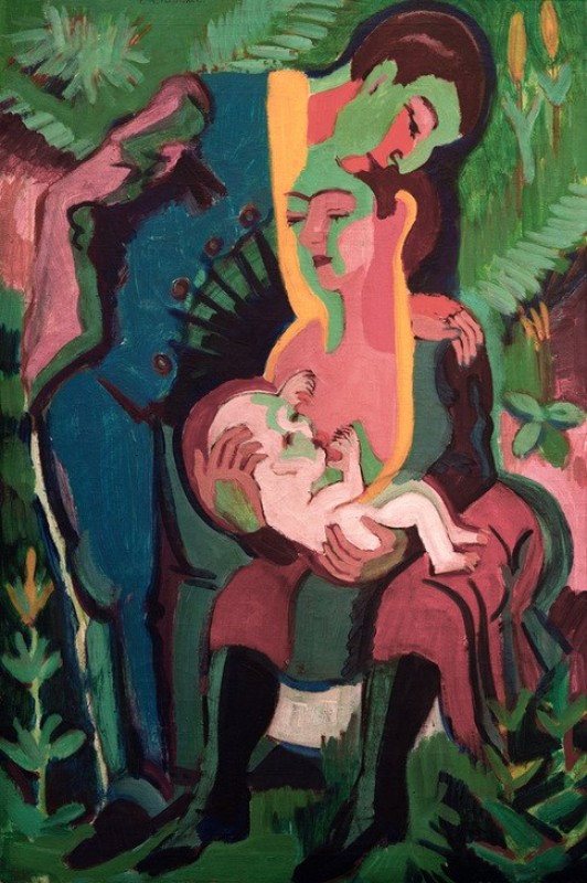 Die Familie, 1928 | Ernst Ludwig Kirchner
