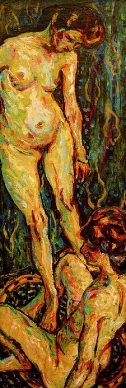 Ernst Ludwig Kirchner | Aktgruppe II, 1908 Aktgruppe II, 1908 | Ernst Ludwig Kirchner