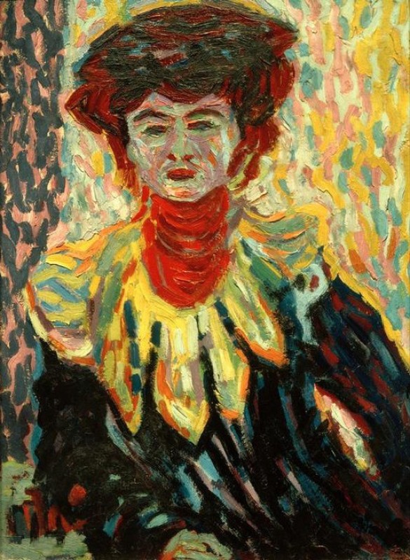 Doris with Halskrause, 1906 | Ernst Ludwig Kirchner