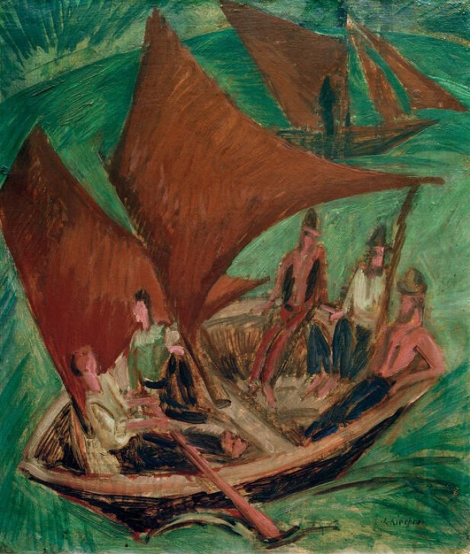 Fishing Boats, 1914 | Ernst Ludwig Kirchner