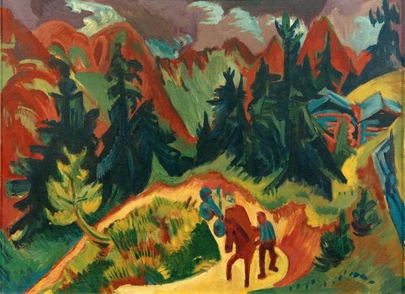 Ernst Ludwig Kirchner | Mountain landscape, 1921 Mountain landscape, 1921 | Ernst Ludwig Kirchner