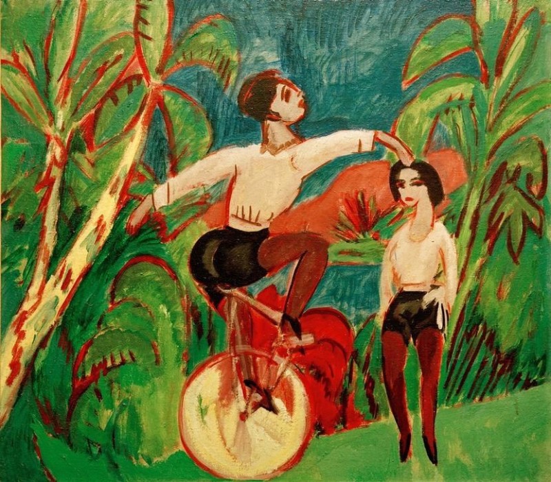 Einradfahrer, 1911 | Ernst Ludwig Kirchner