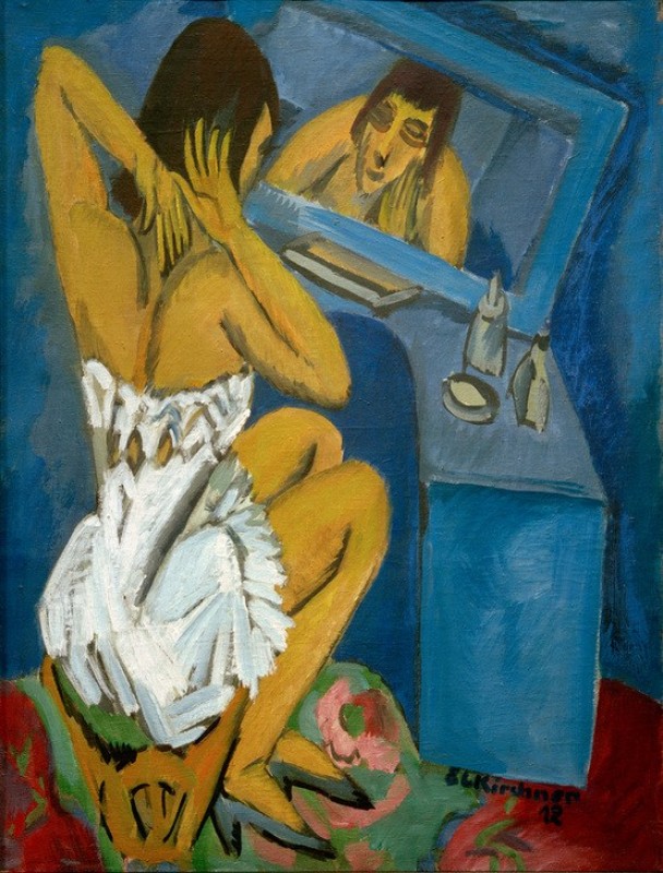 Woman in front of the Mirror, 1913 | Ernst Ludwig Kirchner