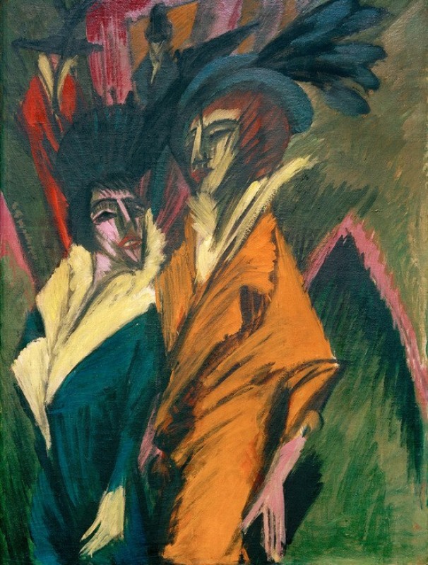 Two Women on the Street, 1914 | Ernst Ludwig Kirchner