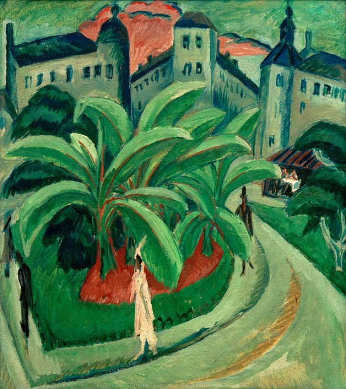 Square in Halle, 1915 | Ernst Ludwig Kirchner