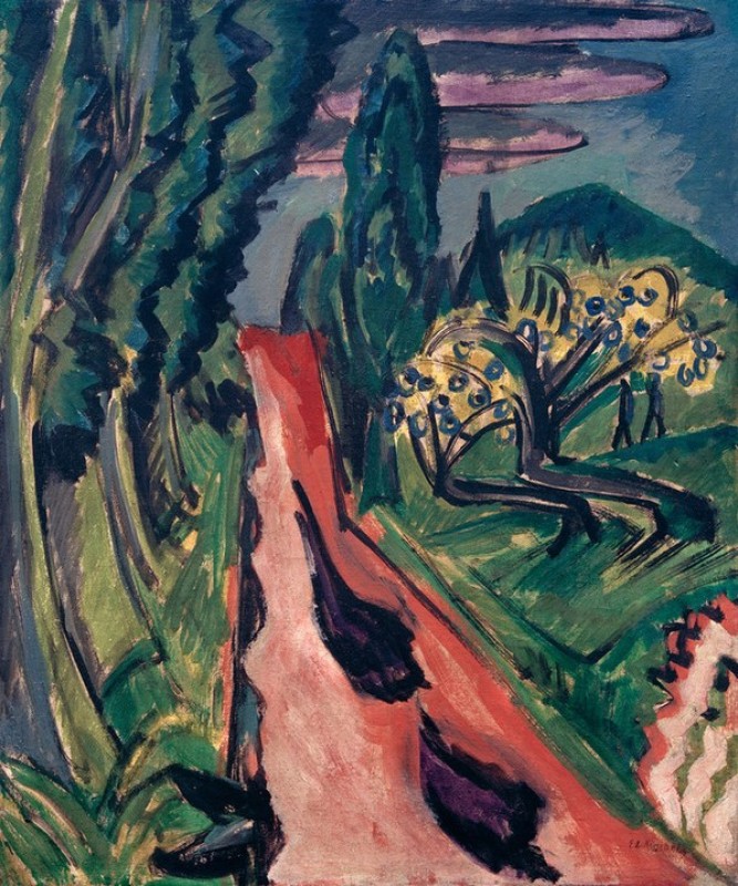 Road in the Taunus Mountains, 1916 | Ernst Ludwig Kirchner