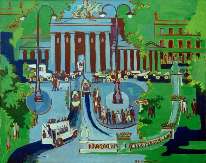 Ernst Ludwig Kirchner | Brandenburg Gate, Berlin, 1926 Brandenburg Gate, Berlin, 1926 | Ernst Ludwig Kirchner