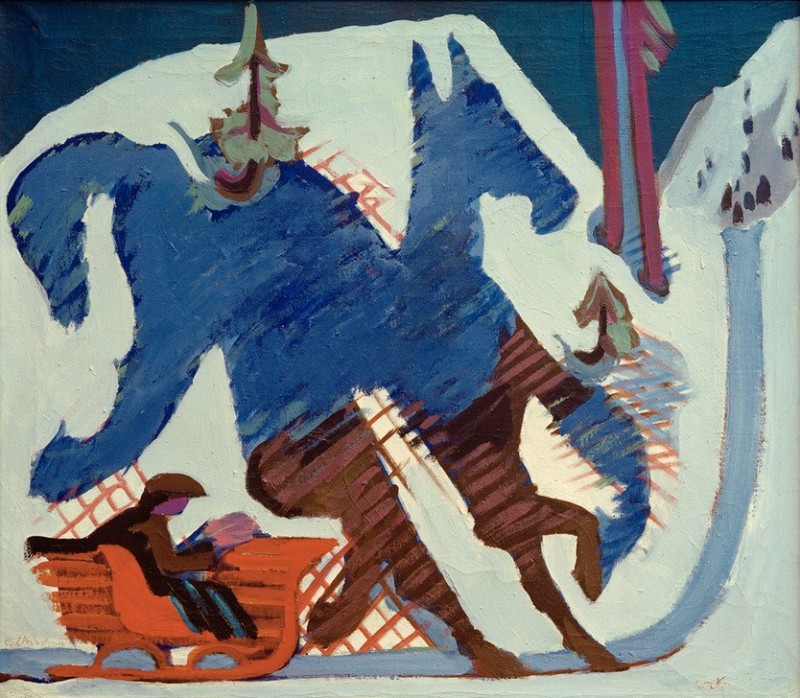 Sleigh Ride., 1927 | Ernst Ludwig Kirchner