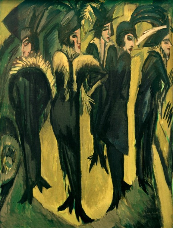 Five women on the street, 1913 | Ernst Ludwig Kirchner