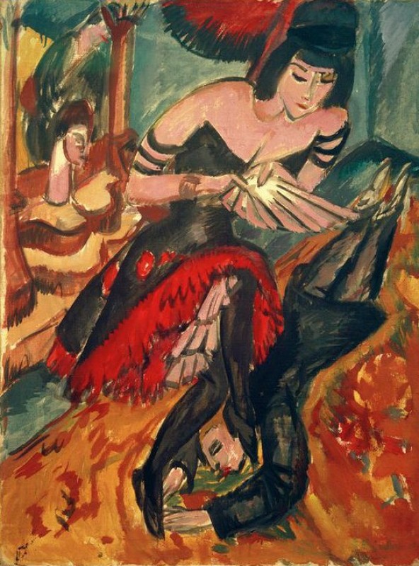 Pantomime Reimann: The Revenge of the Dancer, 1912 | Ernst Ludwig Kirchner