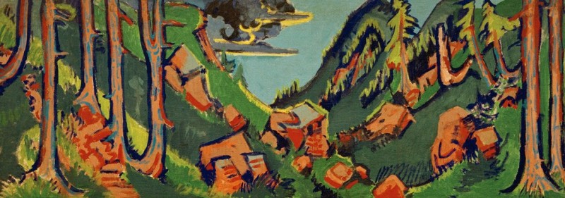 Mountain landscape, 1920 | Ernst Ludwig Kirchner