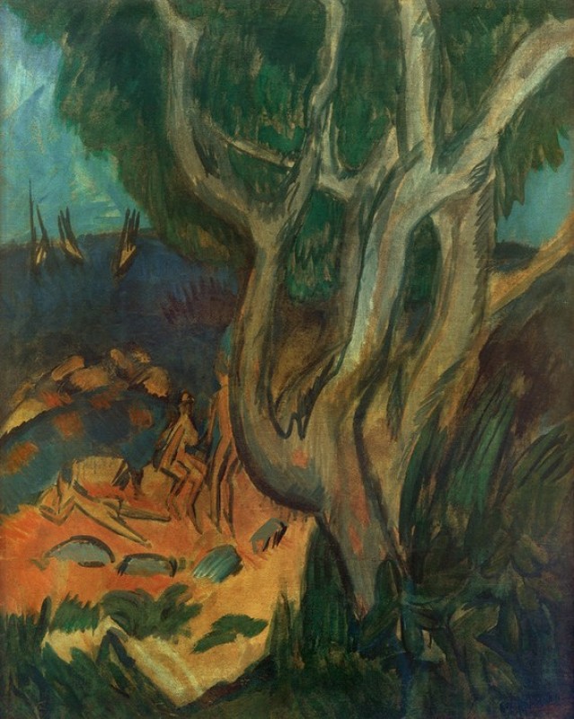 Ernst Ludwig Kirchner | Badende am Strand von Fehmarn, 1913 Badende am Strand von Fehmarn, 1913 | Ernst Ludwig Kirchner