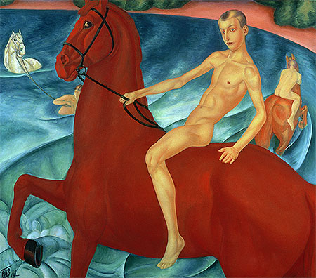 Bathing of the Red Horse, 1912 | Kuzma Petrov-Vodkin