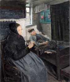 The Sick Man, 1902 by Laurits Andersen Ring | Painting Reproduction