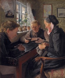 The Grandparents' Sunday | Laurits Andersen Ring | Painting Reproduction