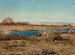 View of a Marsh in January | Laurits Andersen Ring | Painting Reproduction