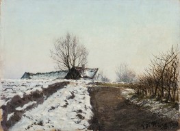 Clear Winter's Day in Late Afternoon. Baldersbrønde | Laurits Andersen Ring | Painting Reproduction