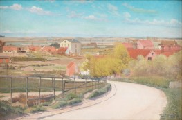 View from a Road on the Outskirts of Næstved | Laurits Andersen Ring | Painting Reproduction