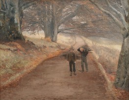 Corridor at Herlufsholm, 1890 by Laurits Andersen Ring | Painting Reproduction
