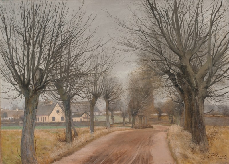 A Road near Vinderød, Zealand, 1898 | Laurits Andersen Ring