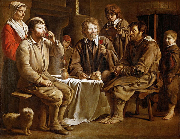The Peasant Meal, 1642 | Le Nain Brothers