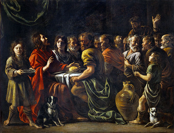 Das Abendmahl, c.1620/48 | Le Nain Brothers | Gemälde Reproduktion