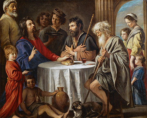 Supper at Emmaus, c.1642 by Le Nain Brothers | Painting Reproduction