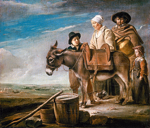Milchmädchen Familie, c.1641 | Le Nain Brothers | Gemälde Reproduktion