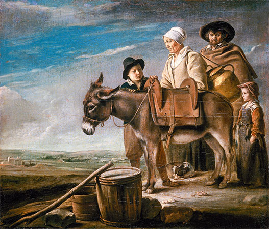 Die Familie der Milchmagd | Le Nain Brothers | Gemälde Reproduktion