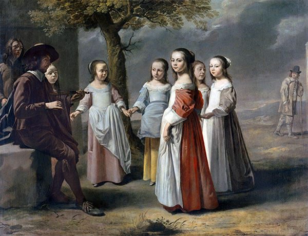The Dancing Lesson, c.1641 | Le Nain Brothers