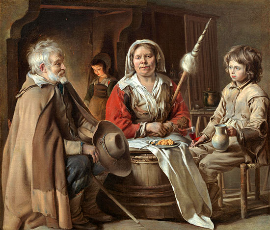 A French Interior, c.1645 | Le Nain Brothers