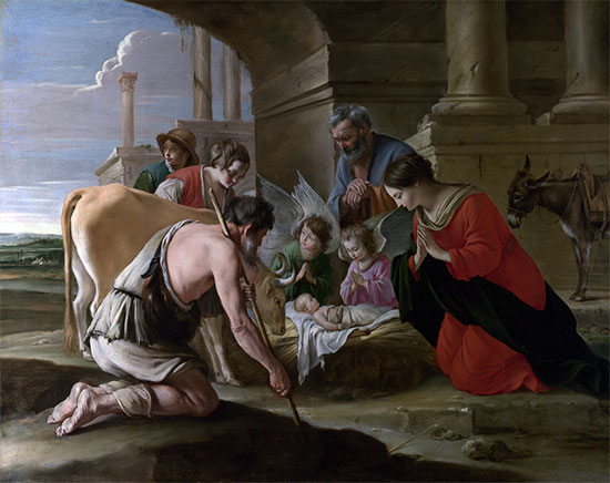 The Adoration of the Shepherds, c.1640 | Le Nain Brothers | Painting Reproduction