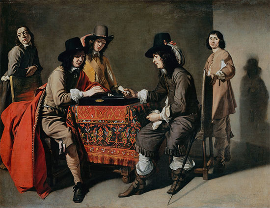 Tric-Trac Players, undated | Le Nain Brothers | Painting Reproduction
