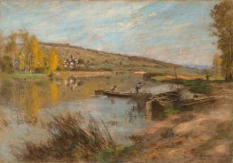Sandkai, Chartèves, 1904 von Leon-Augustin Lhermitte | Gemälde-Reproduktion