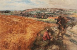The Wayfarers, 1909 by Leon-Augustin Lhermitte | Painting Reproduction