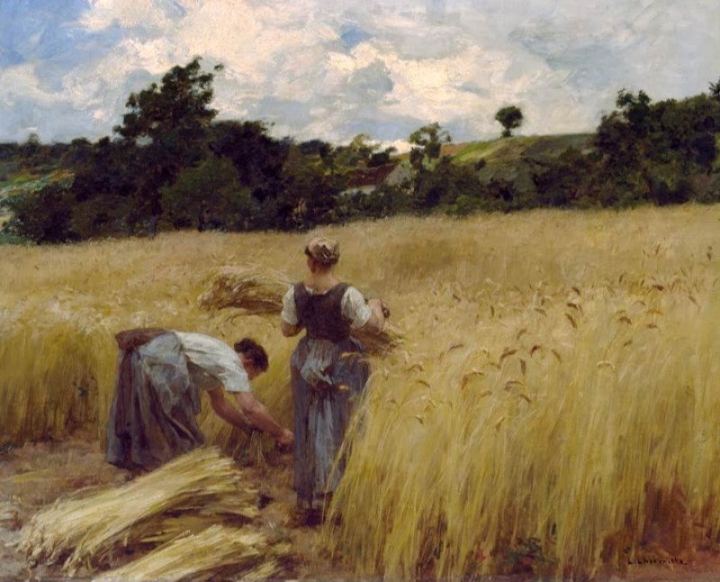 Mädchen bei der Ernte, n.d. | Leon-Augustin Lhermitte