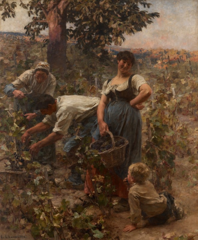 Leon-Augustin Lhermitte | Die Weinlese, 1884 Die Weinlese, 1884 | Leon-Augustin Lhermitte