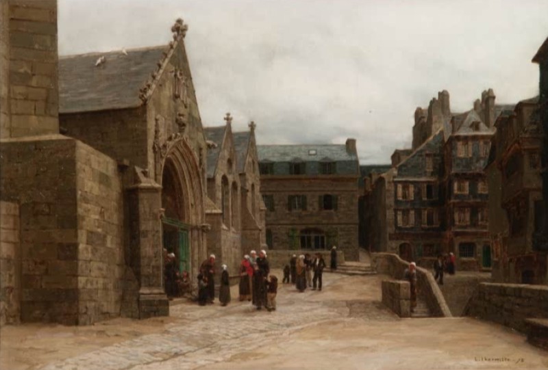 Leon-Augustin Lhermitte | The Alms, 1875 The Alms, 1875 | Leon-Augustin Lhermitte