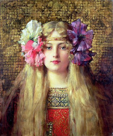 The Blonde Woman, undated | Leon Comerre | Painting Reproduction