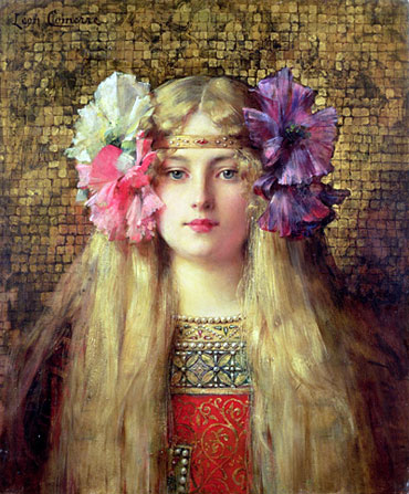 The Blonde Woman, n.d. by Leon Comerre | Painting Reproduction
