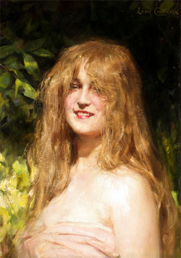 Portrait of a Girl, n.d. by Leon Comerre | Painting Reproduction