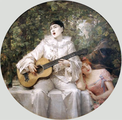 The Serenade, c.1900 by Leon Comerre | Painting Reproduction