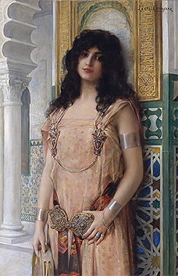 An Eastern Beauty, n.d. by Leon Comerre | Painting Reproduction