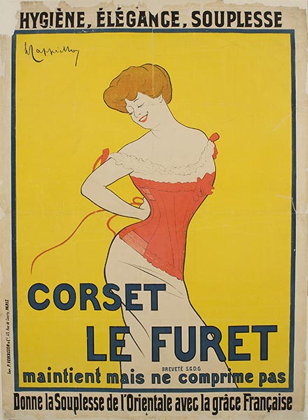 Corset Le Furet, 1901 | Leonetto Cappiello | Gemälde Reproduktion