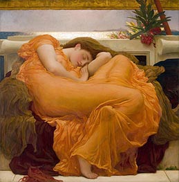 Flaming June, 1895 by Frederick Leighton | Painting Reproduction