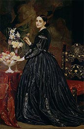 Mrs James Guthrie, c.1864/65 von Frederick Leighton | Gemälde-Reproduktion
